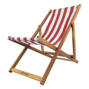 Traditional Folding Beach/Garden Wooden Deck Chair