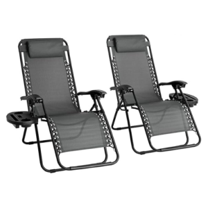 Chairs Set of 2, Garden Chair with Armrest, Breathable Mesh Fabric Seat